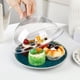 thumbnail image 5 of 1 PC Cubierta de alimentos transparentes Cake acrílico Domo Protector de alimentación a prueba de polvo Protector de alimentos anti-volado Cubierta de domo de alimentos, 5 of 7