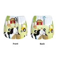 thumbnail image 3 of Pofeuu Farmfield with Cute Animals Print Women's Athletic Shorts Running Workout Shorts Tummy Control Quick Dry Gym Shorts with Pockets Double layer sports shorts-Small, 3 of 7
