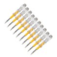 thumbnail image 1 of Bolígrafo de prueba de voltaje Contacto probador de voltaje destornillador ranurado detector de circuito eléctrico electroprobe 100-500V 10pcs, 1 of 6