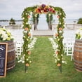 thumbnail image 4 of VINGLI Garden Arbor, Arch Walkway for Wedding Ceremony Party, Garden Decor Black, 4 of 9