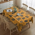 thumbnail image 2 of Spooky Halloween Tablecloth Waterproof Rectangular Black Cat Vintage Gothic Scary Horror Theme60x84 inchesHalloween Table Cloth Holiday Gifts, 2 of 5