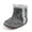 A03/Gray, variant on Bonario Baby Girls Boys Snow Warm Boots Infant Winter Booties Newborn Slip On Shoes for 3-18 Months