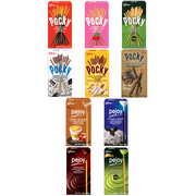 Pocky 70g Biscuit Sticks Chocolate Strawberry Coockie N Cream Matcha Mix of 4 Flavors