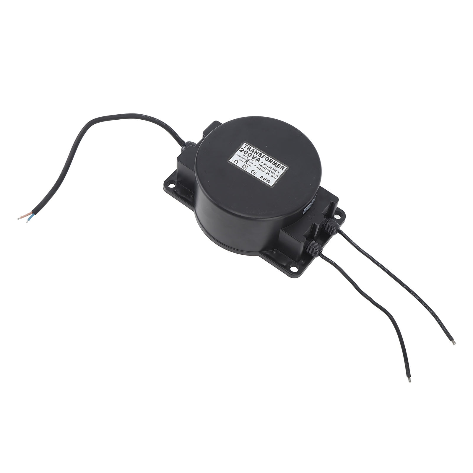 Yajisi 200W Pool Light Transformer 200VA AC 220V to 12V IP68 Waterproof Low Voltage Power Supply Unit for Underwater Swimming Pool Lights, Fountains, and Outdoor Landscape Lighting Applications