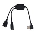 thumbnail image 5 of Kework Usb 2.0 Divisor 30Cm Cable Divisor Usb De Ángulo Izquierdo 2 Puertos Hub Usb 1 Macho A 2 Hembra Divisor De Extensión Cable Tipo Y (Ángulo Izquierdo), 5 of 5
