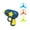 Dark Blue, variant on Flying Cat Toys, Interactive Cat Fetch Toy with 1 Gun + 3 Unlit flying saucers, Flying dis Toy for Hunting Chasing Indoor/Outdoor,Yellow