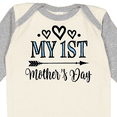 thumbnail image 4 of Inktastic My 1st Mothers Day Girls Long Sleeve Baby Bodysuit, 4 of 5