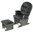 thumbnail image 1 of Patiojoy Nursing Rocker Glider Chair with Ottoman for Nursery, Light Dark Grey, Adult Rocking Chair for Living Room Bedroom, 1 of 10