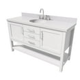thumbnail image 4 of Ariel R061SWQOVOMNB Bayhill 60" Free Standing Single Basin Vanity Set - Blue, 4 of 7