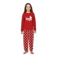 thumbnail image 4 of Dachshund Matching Christmas Jammies For Family, Dashing Through The Snow Christmas PJs, Festive Red Pajamas, 4 of 7