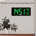 thumbnail image 3 of Reloj de pared electrónico temperatura y humedad pantalla grande luminosa Vhermosa  BST2002443-3, 3 of 5