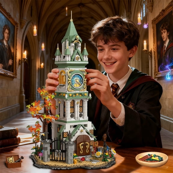 Insoon Medieval Bell Tower Building Set for Kids & Adults (12 )