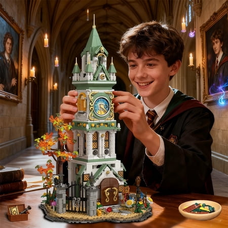 Insoon Medieval Bell Tower Building Set for Kids & Adults (12+)