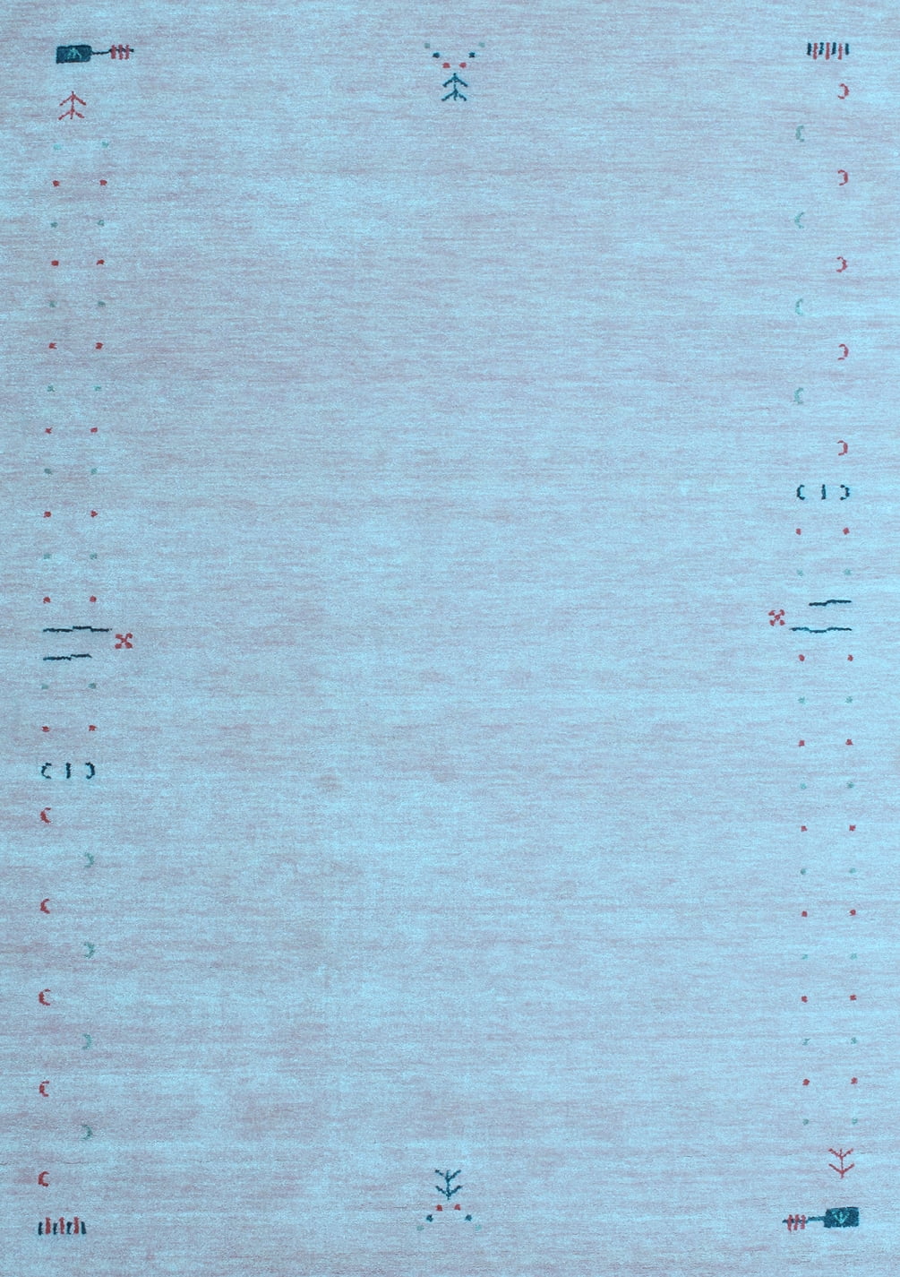 Rectangular Rug Light Blue Ahgly Company Indoor Rectangle Abstract Light Blue Contemporary Area ...