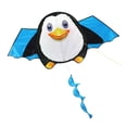thumbnail image 1 of Cometa Grande Las cometas con forma de animal de cola de 1,6 m mejoran la coordinación para niños y niñas (pingüino) Likrtyny libre de BPA, 1 of 7