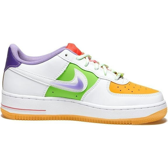 Toddler's Nike Air Force 1 LV8 1 White/White-Space Purple (FD1037 100) - 6