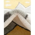 thumbnail image 5 of Unique Loom Whimsy Kids Collection Area Rug - Penny (7' 10" Round Yellow/Black) Perfect For Kids Bed Room/Nursery Room/Living Room/Class Room/Play Room, 5 of 5