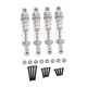 thumbnail image 3 of Kit de actualización de repuesto para amortiguador de suspensión de coche RC, accesorios para coche RC 1/12 para coches RC Crawler MN D90 D91 MN90 Plata, 3 of 8