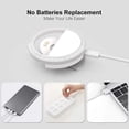 thumbnail image 4 of Anillo de luz con clip para selfies [recargable por USB] para cámara de teléfono inteligente, forma redonda, luz de relleno circular con anillo LED, color blanco, 4 of 5