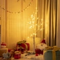 thumbnail image 2 of Costway 4ft Pre-lit White Twig Birch Tree for Christmas Holiday w/ 48 LED Lights, 2 of 10
