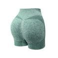 thumbnail image 7 of Yanyanz Yogalicious Leggings for Women, Women's Shorts Athletic Booty Shorts Yoga Shorts Gym Shorts Tummy Biker Shorts Mint Green 2XL, 7 of 7