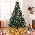 thumbnail image 7 of Yiaed Colorful Bohemian Sunflower Print Christmas Tree Skirt , Tree SkirtsTree Mat for Christmas Winter Holiday Indoor Decorations-36", 7 of 7