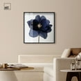 thumbnail image 3 of Night Dal I Shadowbox Print Blue Floral Art by Art Remedy, Black Frame, 40 x 40, 3 of 7