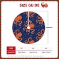 thumbnail image 4 of Bingfone Christmas Tree Skirt Mat Christmas Decoration Interior 48"-Octopus, 4 of 8