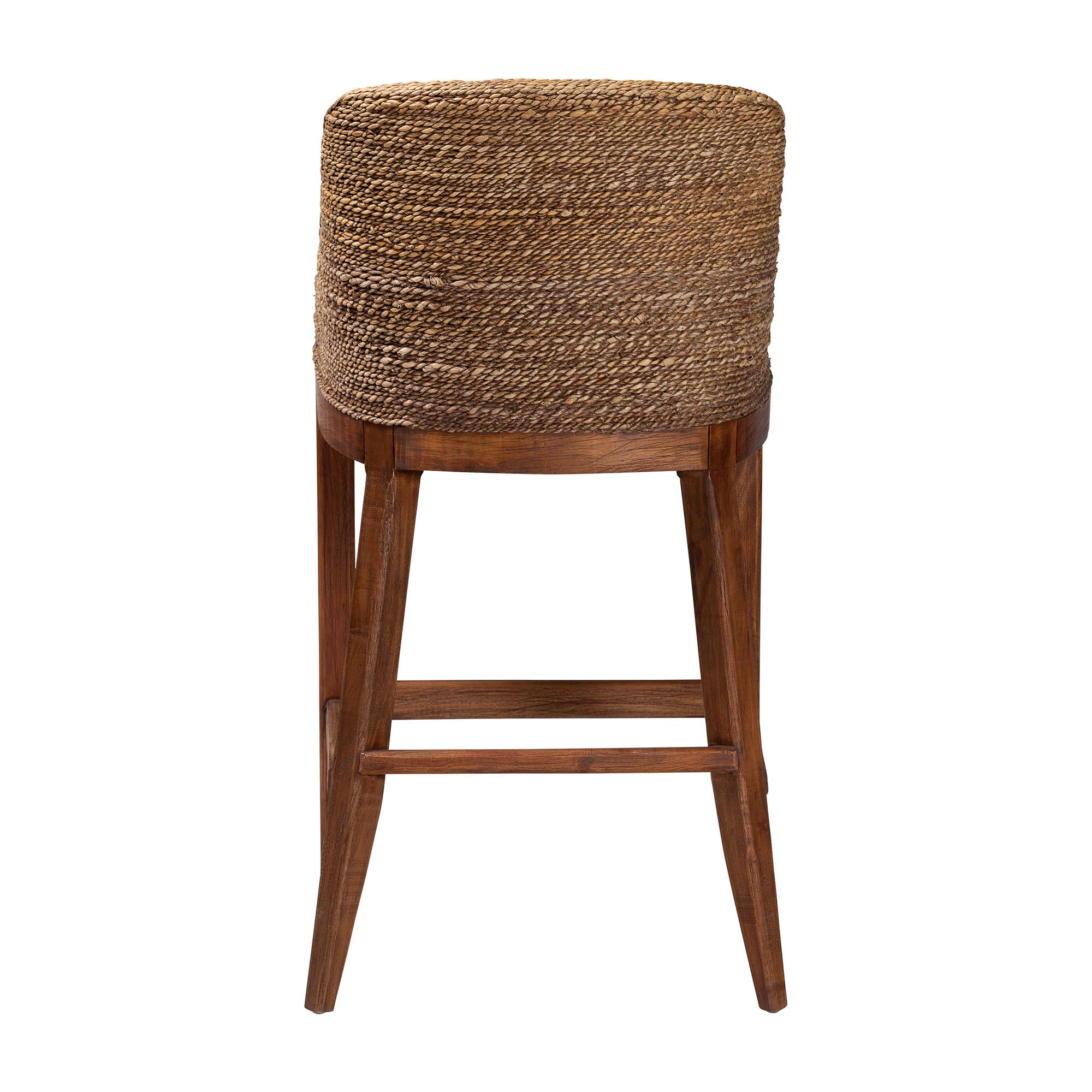 bali & pari Jasper Boho Bar Stool, Bar Height, Brown Wash