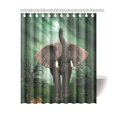 thumbnail image 1 of ABPHQTO Elefante Cortina de Ducha Tela Impermeable Cortina de Baño 150x180 cm, 1 of 2