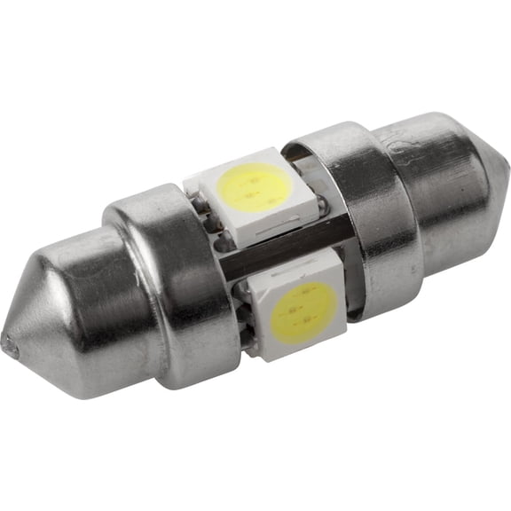 Sea-Dog Line 442431 Nickel-Plated Brass 4 LED White Lights 12.8V .4 Watt All Around Festoon