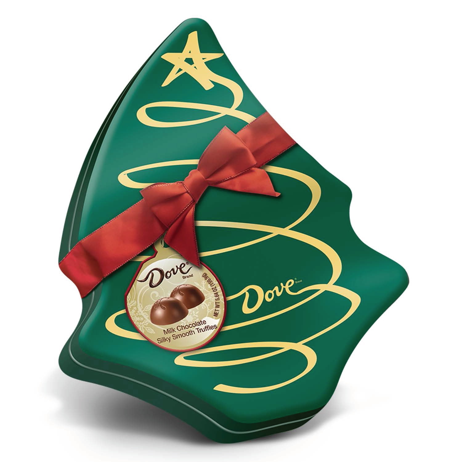 Dove Holiday Milk Chocolate Truffles Christmas Tree, 5.64 Oz.