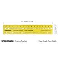 thumbnail image 2 of Traceease Upper Case,Lower Case Numbers Lettering Template Drafting Tools Alphabet Stencils-5mm Alphabet Size, 2 of 6