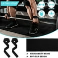 thumbnail image 4 of KAMIDA 9 Pcs Barbell Pad Set, Barbell Squat Pad for Hip Thrusts, Lunges, Leg Day with 2 Gym Ankle Straps, 3 Hip Resistance Bands, 2 Lifting Strap, Barbell Pad and Carry Bag, Black, 4 of 8
