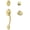 Brass, variant on Schlage F62PLY605GEO Plymouth Double Cylinder Handleset - Brass
