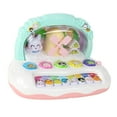 thumbnail image 2 of Juguete de animales interactivos para bebés con música, juguete de aprendizaje Musical para niños pequeños para niñas, niños, niños , Verde, 2 of 7