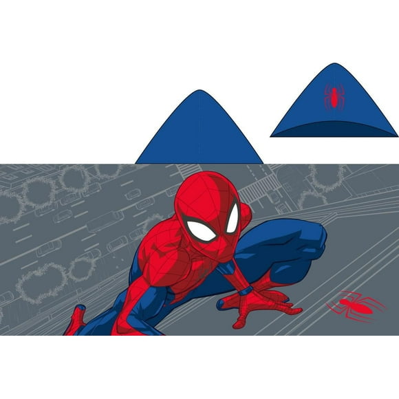 Marvel Spider-Man 'Crime Fighter' Hooded Towel, 100% Cotton