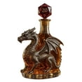 thumbnail image 2 of Dragon Design Whiskey Decanter - Classic Glass Wine Decanter for Whiskey, Bourbon & Scotch, Elegant Barware for Home & Office, Stylish Liquor Decanter, Whiskey Awakener, White, 2 of 6