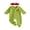 Fluorescent Green, variant on RUINIXCW Baby Girls Christmas Zipper Romper Green Plush Trim Jumpsuits and Headband Cosplsy