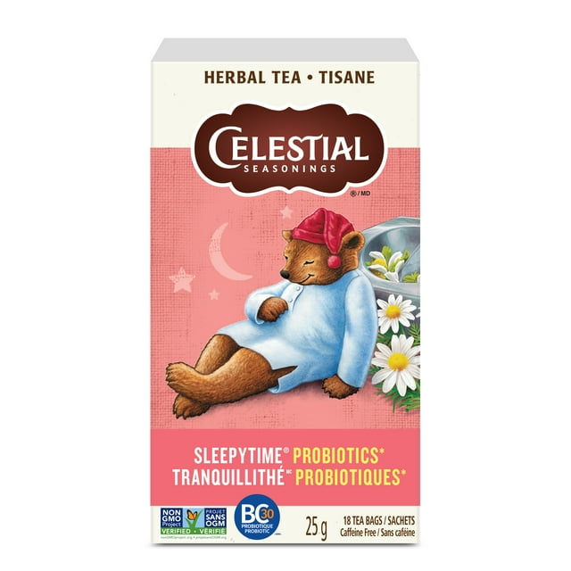 Celestial Seaonings Sleepytime Probiotique, Herbal Tea,
