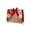 Watermelon Red, variant on 12-Pack Large Christmas Gift Bags, Paper Holiday Tote Bags with Ribbon for Gift Packaging, 9.84 X 7.87 X 4.72 in