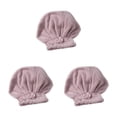 thumbnail image 3 of Cateissary Toalla de secado de cabello absorbente de agua para mujer, gorro de baño ajustable portátil para niñas, gorro de ducha de estilo Type1 NO1, 3 of 6