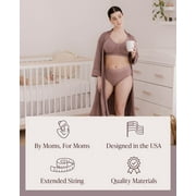 Kindred Bravely High Waist Maternity Underwear for Women and Postpartum Underwear 5 Pack (Small, Assorted Jewel Tones)
