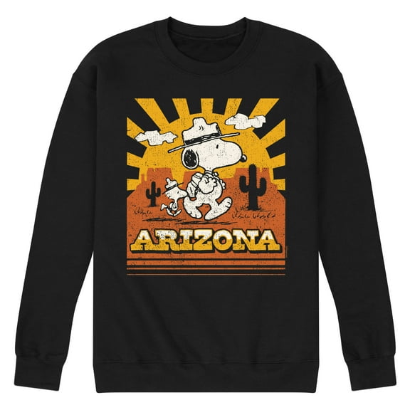 Peanuts - Arizona Scouts - Men's Crew Neck Fleece Pullover