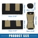 thumbnail image 4 of Kit universal de 9 fundas para asientos de coche, lavables, protectores para asientos interiores de coche, patrón de mariposa, color beige, 4 of 7
