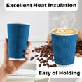 thumbnail image 3 of BYSNOW 12 oz Disposable Paper Cups, Hot and Cold Drinking Cups, 100 Count, 3 of 9