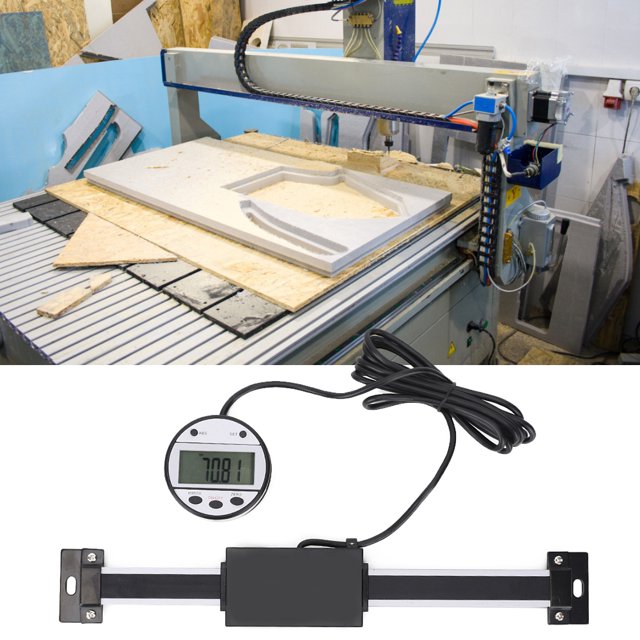 Escala lineal digital de fácil lectura de 0-1000 mm escala lineal electrónica de 0-1000 mm accesorios de taller para equipos de medición Suministros de taller Hardware de
