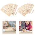 thumbnail image 4 of 16 piezas Tablero de práctica temprana de aprendizaje de madera para niños Juguete decorativo para niños, 4 of 5