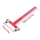 thumbnail image 4 of Wosthever Regla en T, Material Premium, superficie lisa, accesorios de tiro con , cuerdas de aleación de aluminio en forma de T, juego de tiro y tiro con Rojo, 4 of 6