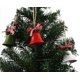 thumbnail image 4 of Campana de Navidad de 3 piezas con colgante de árbol de Navidad con lazo a cuadros de bayas (rojo, verde y blanco) JAMW Sencillez, 4 of 5